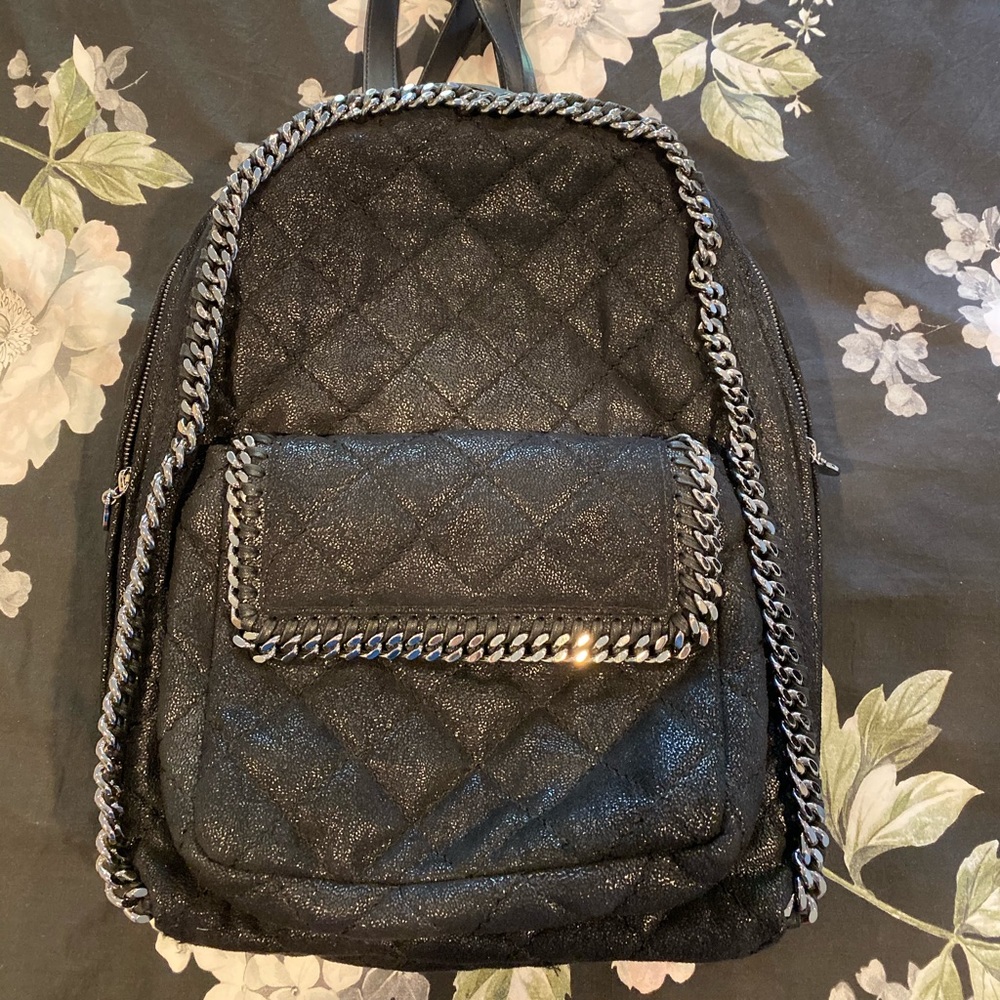Stella McCartney Quilted Black backpack